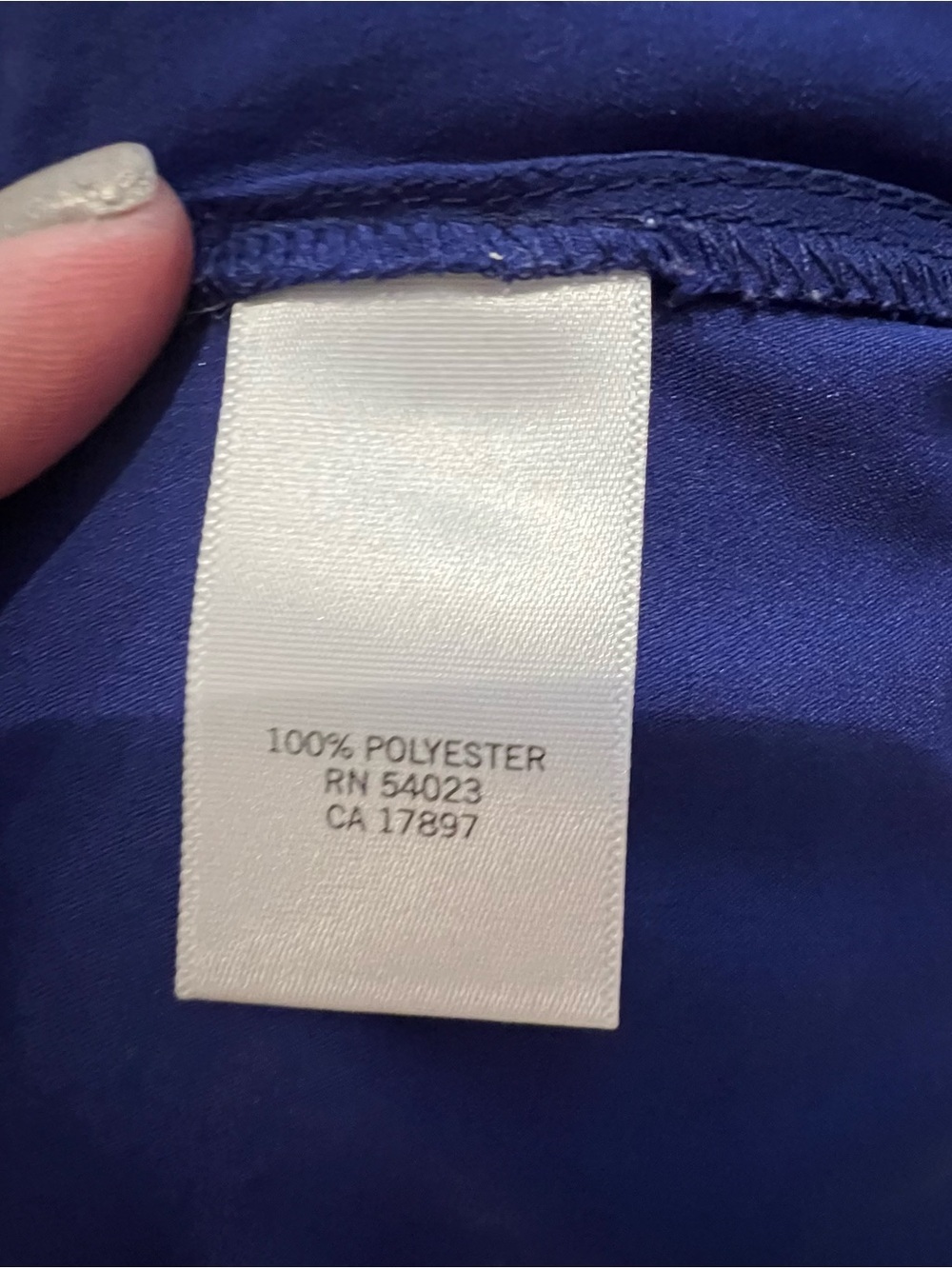 Banana republic Sleeveless Ruffled Button-Front Top - Royal Blue - Picture 10 of 11